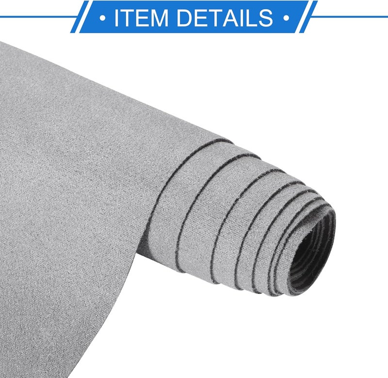 VekAuto Headliner Fabric 80" L x 60" W Interior Trim DIY Roof Repair Replacement for Car Truck RV SUV Boat Automotive Suede Fabric Dark Gray - Image 5